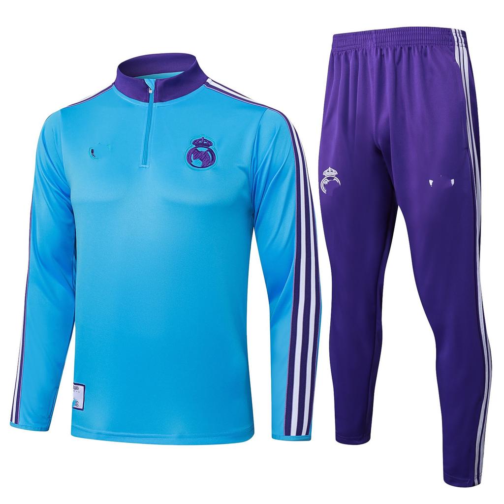 Fotbalový dres Real Madrid Inter Milán Německo Celá řada pro děti i dospělé Dlouhý rukáv Fotbalový dres Kryt