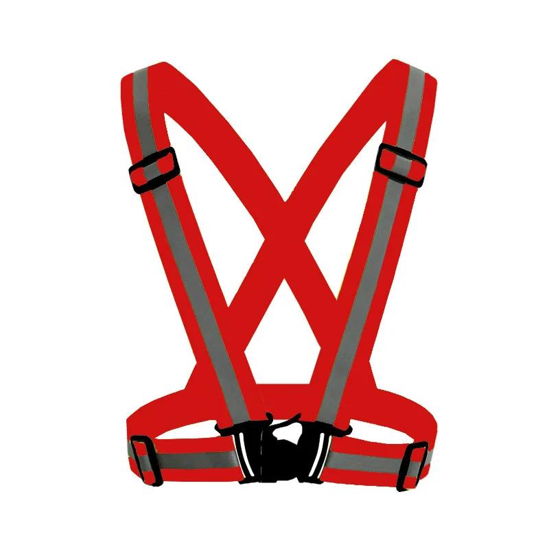 New Elastic Safety Reflective Vest Straps With Reflect Strips Reflective For Men Women Children Night Running Walking Biking