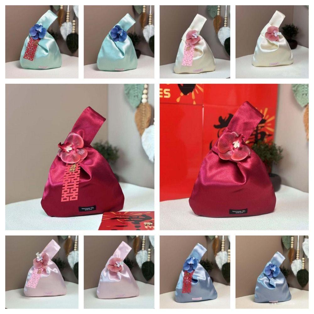 Paper-cutting Butterfly Orchid Pouch Flower Pendant New Chinese Style Handbag  Bridesmaids