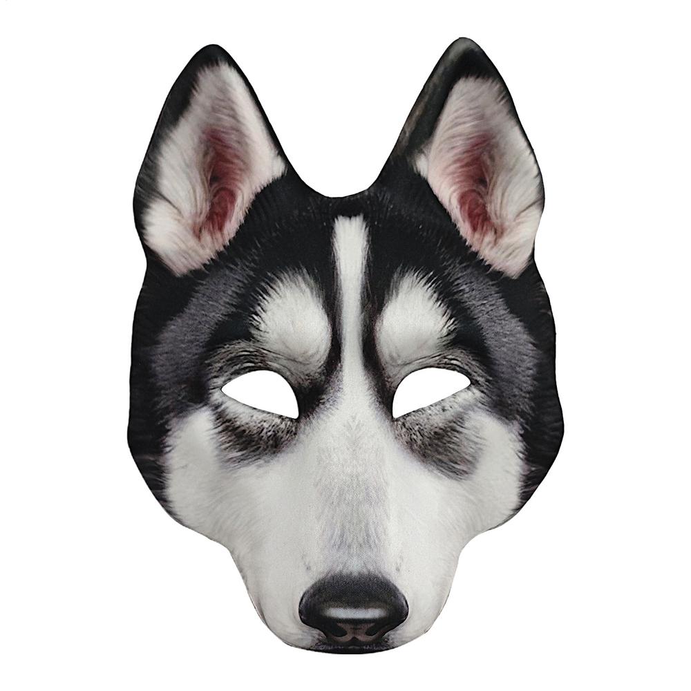 Husky Masquerade Masque Cosplay Face Cover Halloween Masque For Carnival Masquerade Stage Performance Halloween Masque