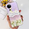 For Vivo V40 / V40 SE / V30 / V30 PRO / V30 Lite Back Cover Case Soft Clear Silicone Shockproof Protection Funda Women Fashion