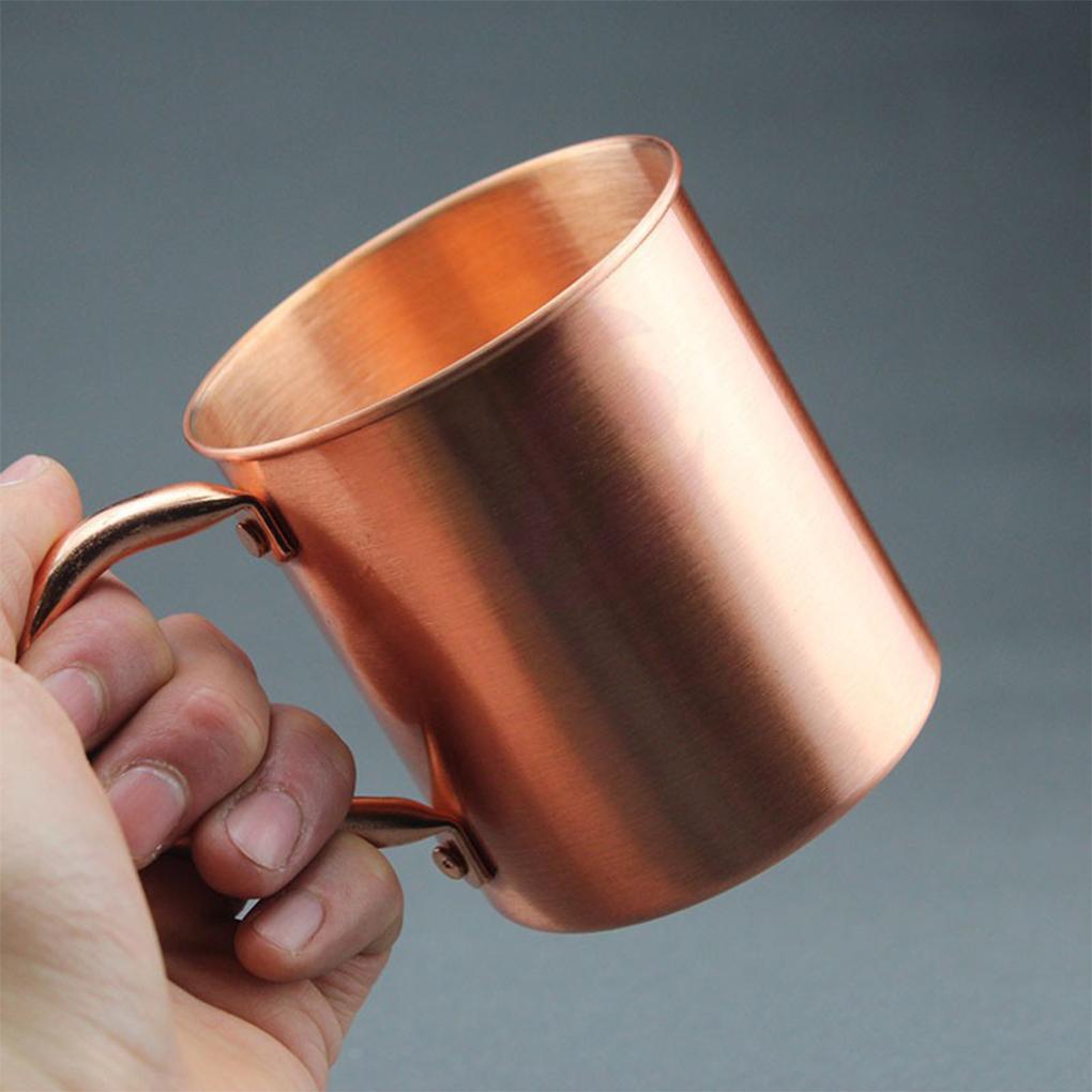 450ML Miedzany Kubek Miedziany Kubek do Piwa Kubki Moscow Mule Kubki do Wody Kawa Koktajl Bar Bez Wkładki Wewnętrznej Akcesoria