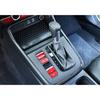 Red For Honda CRV CR-V -2024 Aluminum Console Gear Shift Button Cover Trim