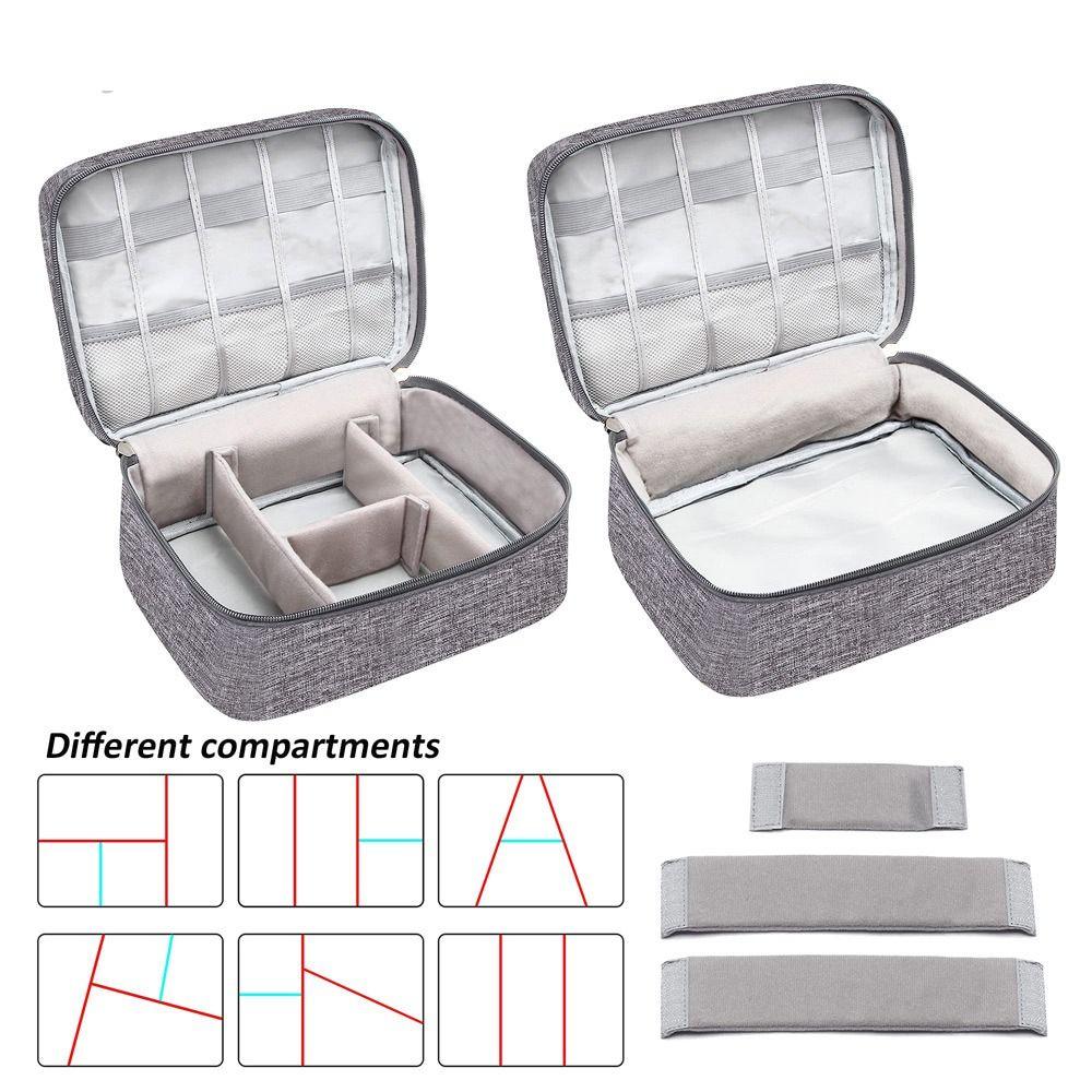 Power Bank Three Layers Waterproof Cable Bag Charger Plug Storage Storage Bag Electronic Organizer