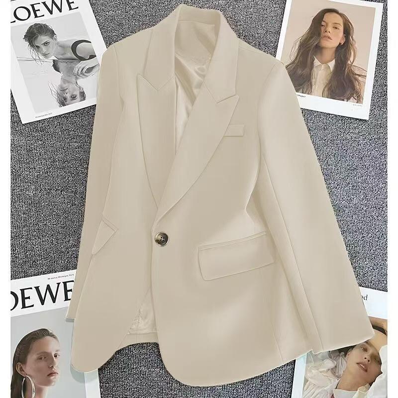 Women's Suits for Spring Autumn New Style One-button Fashion Versatile Suits Blazers