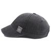 Canvas Baseball Cap Men's Short-Brimmed Cap Spring Summer Outdoor Sunscreen Sun Hat
