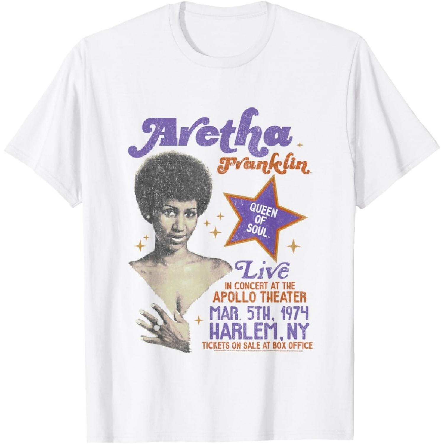 Aretha Franklin Harlem T-Shirt XXXXXL белый