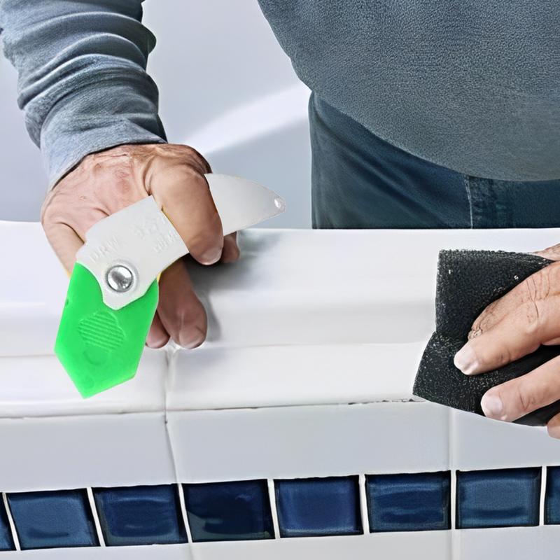 Caulking Tool Kit 9 In 1 Applicator Effective Sealing Tools Multifunctional Caulk Finishing Tools Glue Angle Scraper Smoothing