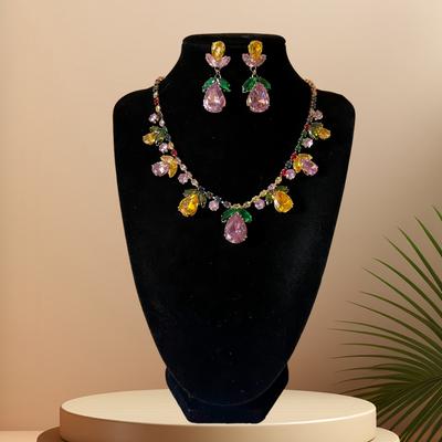 Color Love Necklace, High-End Sense, Light Luxury, Niche Temperament, Collarbone Chain, Women'S Simple And Versatile Neck Chain