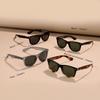 Lunettes de Soleil Carrées Vintage Mode Hommes Femmes Marque de Luxe Haute Qualité Designer Lunettes de Soleil Conduite Pêche Lunettes UV400