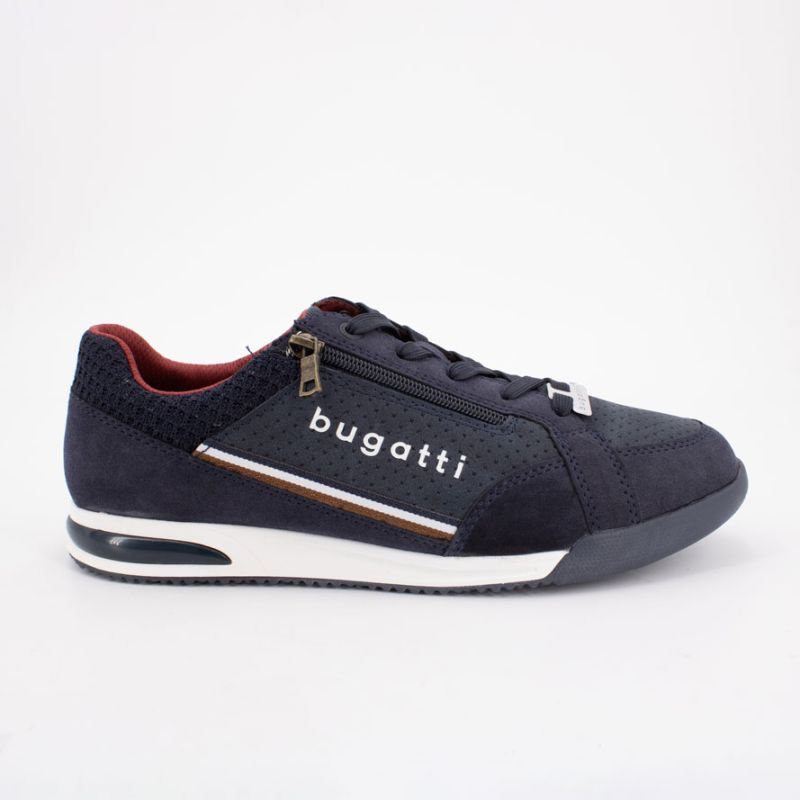 Dark Blue Cognac 325-a3809-5950 Men's Sneakers from Size 40 To 46 BUGATTI