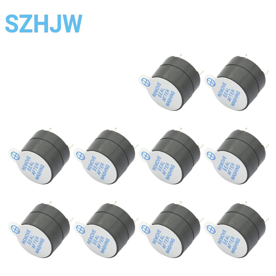 10pcs Mainboard Buzzer Set - 5V Active or Passive Buzzers for Sound Signaling in Electronics, Appliances & Security Systems