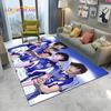 Captain Tsubasa Anime-Fußball-Cartoon-Teppich für Zuhause, Wohnzimmer, Schlafzimmer, Sofa, Fußmatte, Dekor, Kinderbereich, rutschfeste Bodenmatte