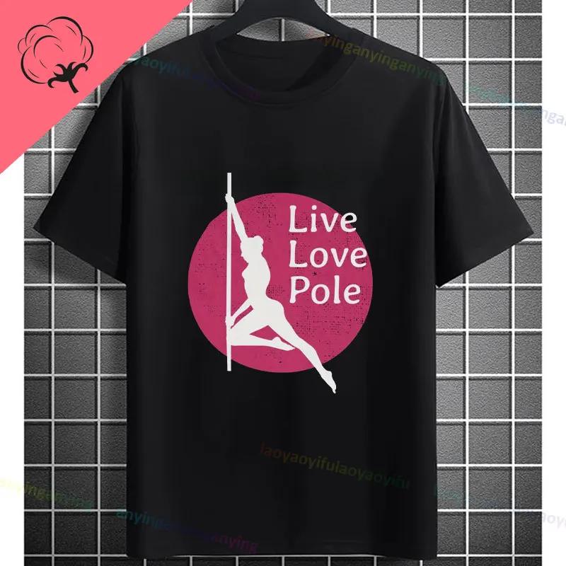 This Runs On Jesus  Pole Dance Graphic Tshirt Cotton Casual Shortsleeve Horror Style Tshirt Perfect Gift For Dance Lovers
