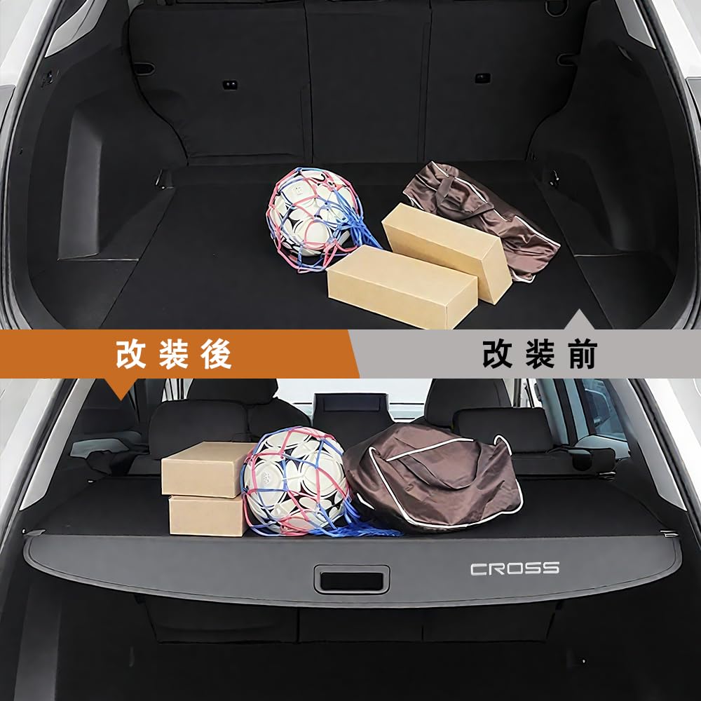 MEKOMEKO New Toyota Corolla Cross Tonneau Cover with Luggage Roller Privacy High Temperature Cover with Leather and Aluminum 1 Compatible with the New