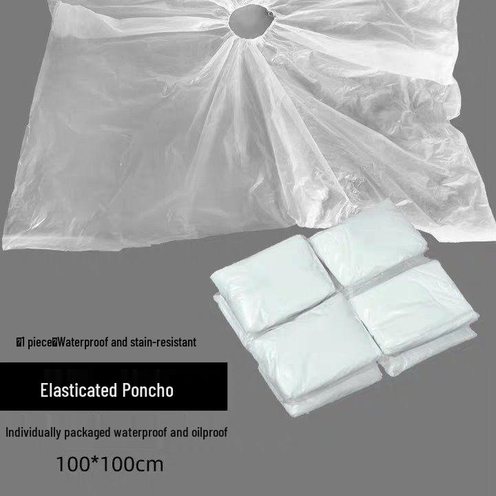 

Одноразовая эластичная накидка с вырезом для шеи для процедур по уходу за волосами: Парикмахерские накидки для окрашивания, химической завивки и стрижки