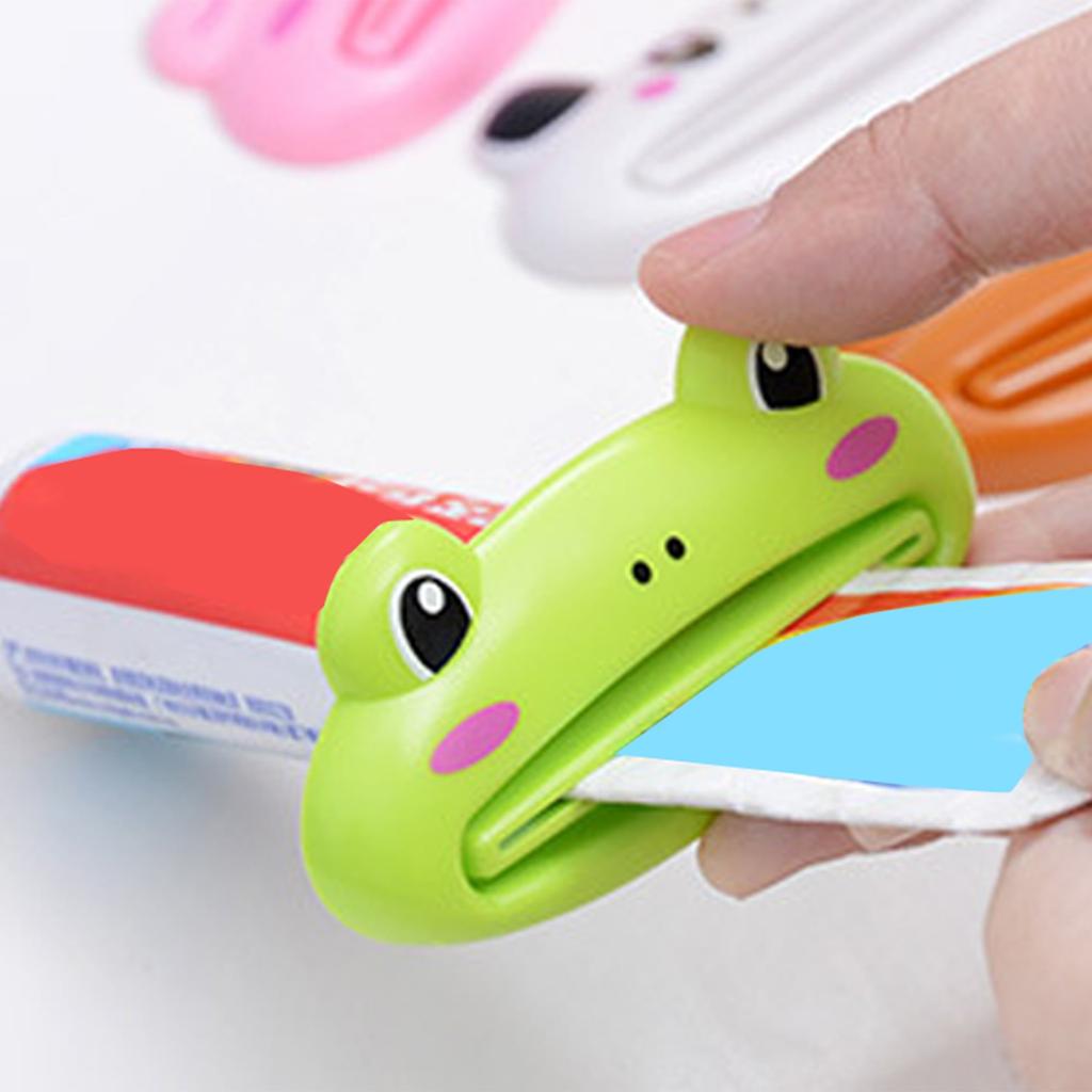 Toothpaste Tube Squeezer Cute Practical Cartoon Plastic Frogs Pandas Pigs