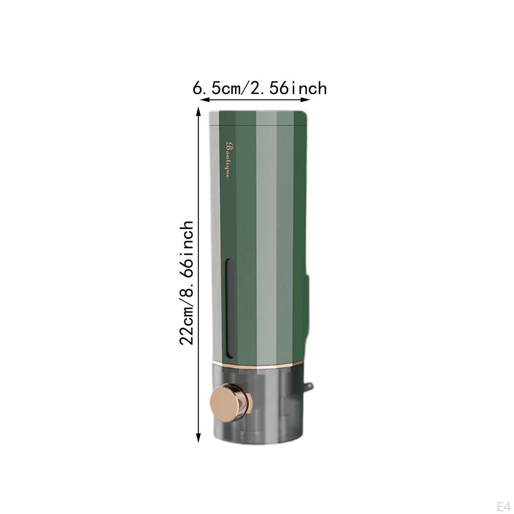 Soap Dispenser Hand Wash Wall Mount 450ml Press Type No Drill Lotion for