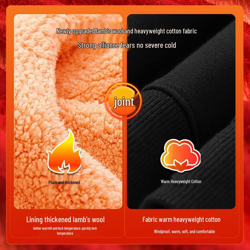 JEANSWEST LIFE Men's Sherpa Lined Warm Athletic Pants