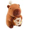 Capybara Bread Stuffed  Animal Plush Toy With Pp Cotton Filling For Kids Decor