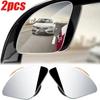 2pcs Universal Fit Glass Car Wide-angle Blind Spot Rearview Mirror,360° Adjustable, High-definition,with Applicable for All Cars