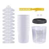 A96I-Disposable Paint Sprayer Mixing Cup Kit For Automotive Paintgun, HVLP Paint Spray Paint Gun20 Ounce (600Ml) Set