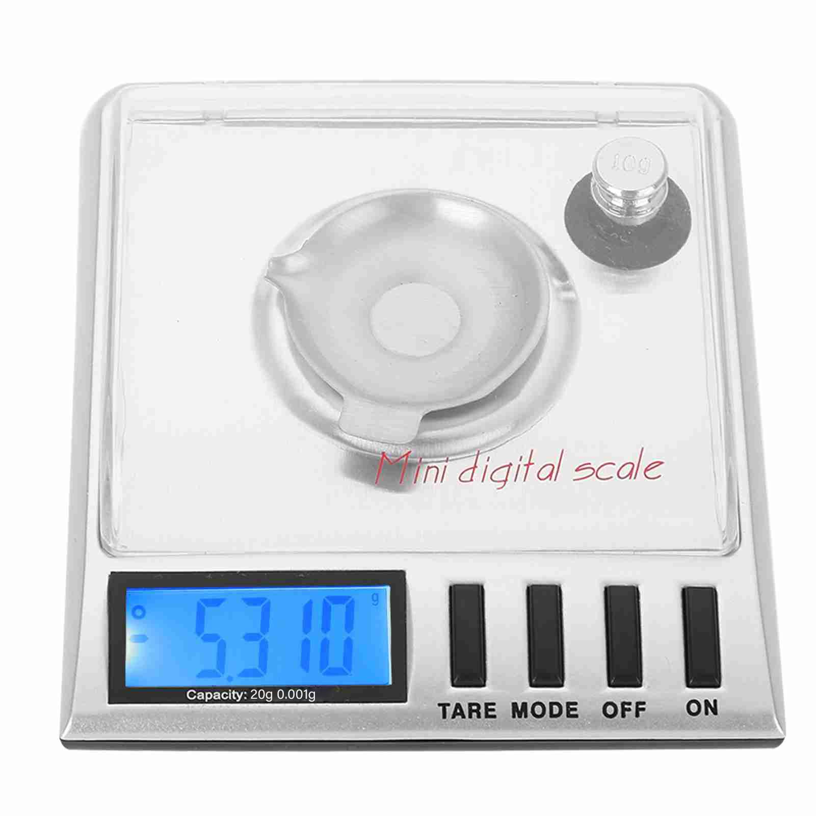 

20g 0.001g Portable High Precision Electric Jewelry Scale With Digital Display