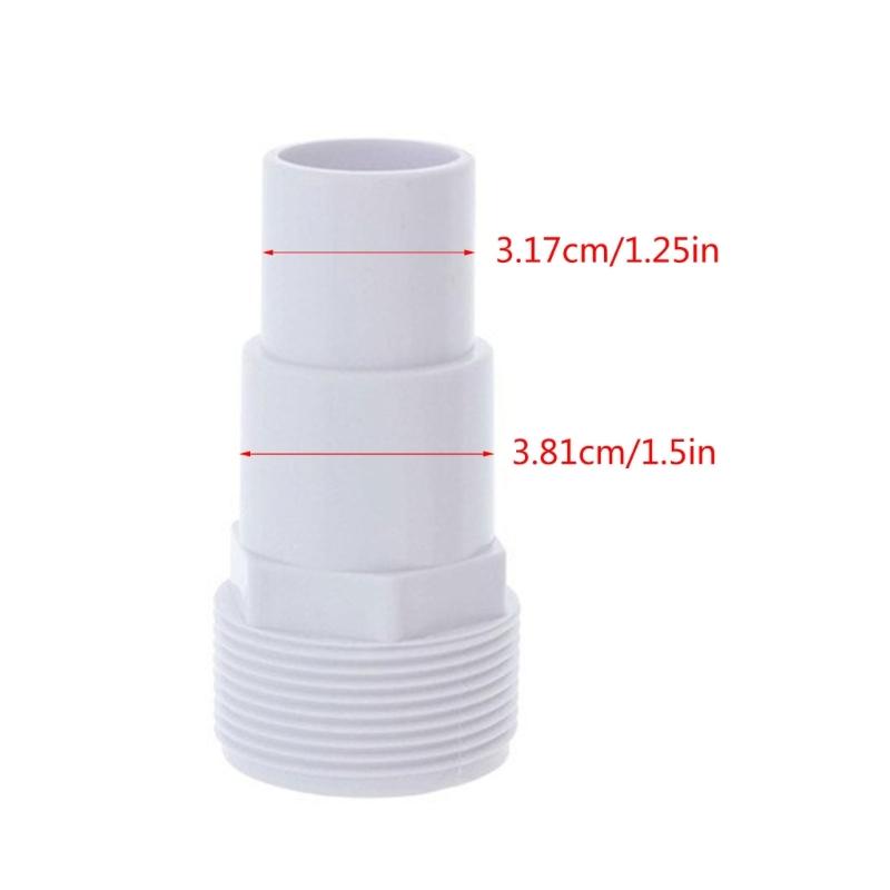 Swimming Pool Tube Set Hose Connectors Plastic Texture Replacement Adapter Easy Connection Professional Hose Fittings