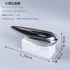 Marble Base Decorative Tray, Conical Stainless Steel Tray, Metal Trays, Home Living Room Coffee Table Desktop Storage Tray