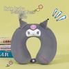 U-Shaped Memory Foam Neck Support Pillow with Custom Logo for Travel and Promotions