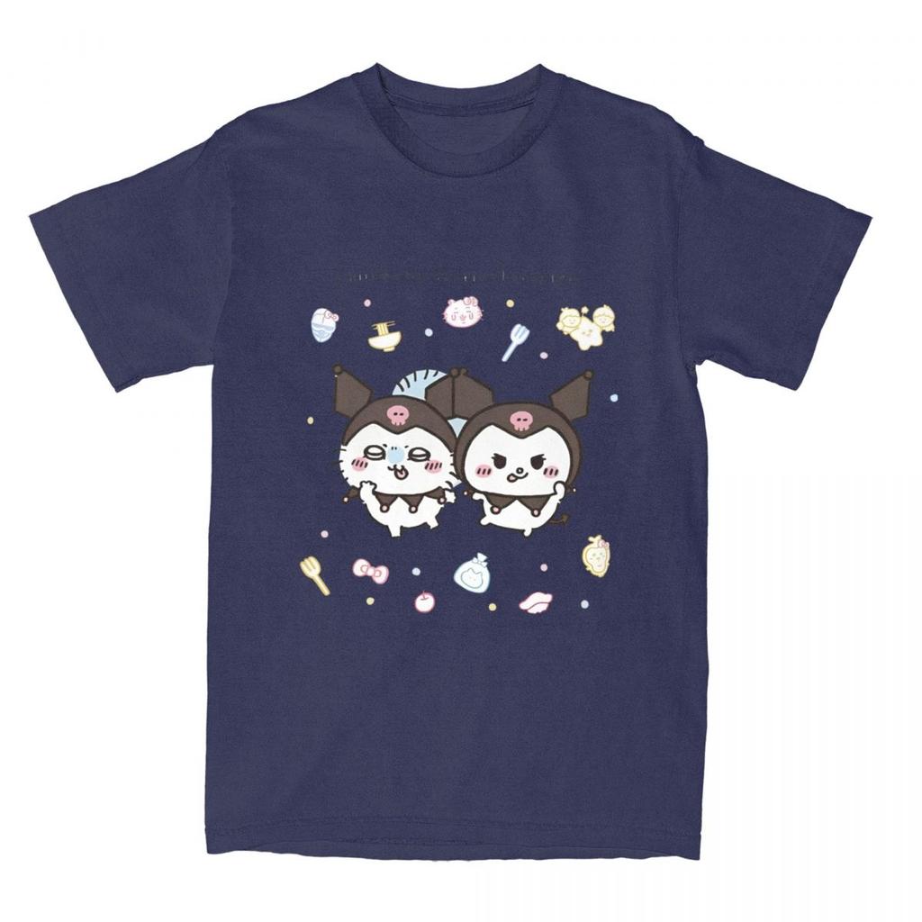 Unisex T Shirt Anime Chiikawa TShirts Harajuku Japan Summer Tee Shirt Y2K Cotton Clothing Soft Breathable and Skinfriendly