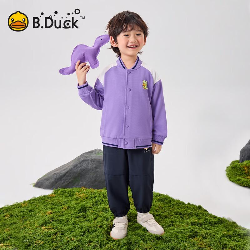 B.Duck Boys' Spring Autumn Baseball Jacket