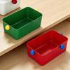 Boîte de rangement avec poignée Organisateur de tiroir Contenant de rangement grande capacité pour bureau Commode Dortoir Cosmétiques Bijoux