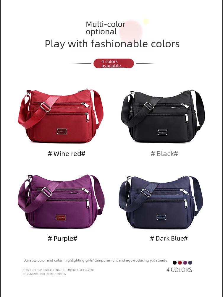 2024 Oxford Cloth Torby na ramię i listonoszki o dużej pojemności dla kobiet w średnim i starszym wieku