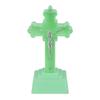 Catholic Crucifix Glowing Standing Crosses Jesuses Christ Crosses Figurines Ornament for Home Office Church Christian Decors