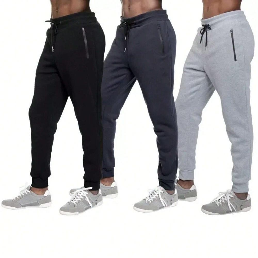 Hot-selling Niche Solid-color Casual Pants Men's 1111 New Sports Sweatpants Fitness Running Long Pants