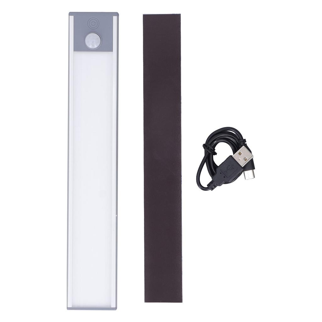 Bewegungssensor LED Streifenlicht Touchlampe Typ C Ladekabel Kabelloses Licht für Schrank Kleiderschrank