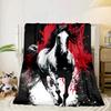 Blue Horse Dreams Blanket Flannel Blanket Throw Blanket Sofa Cover Blanket Soft Premium Blanket Picnic Blanket Tv Blanket Gifts