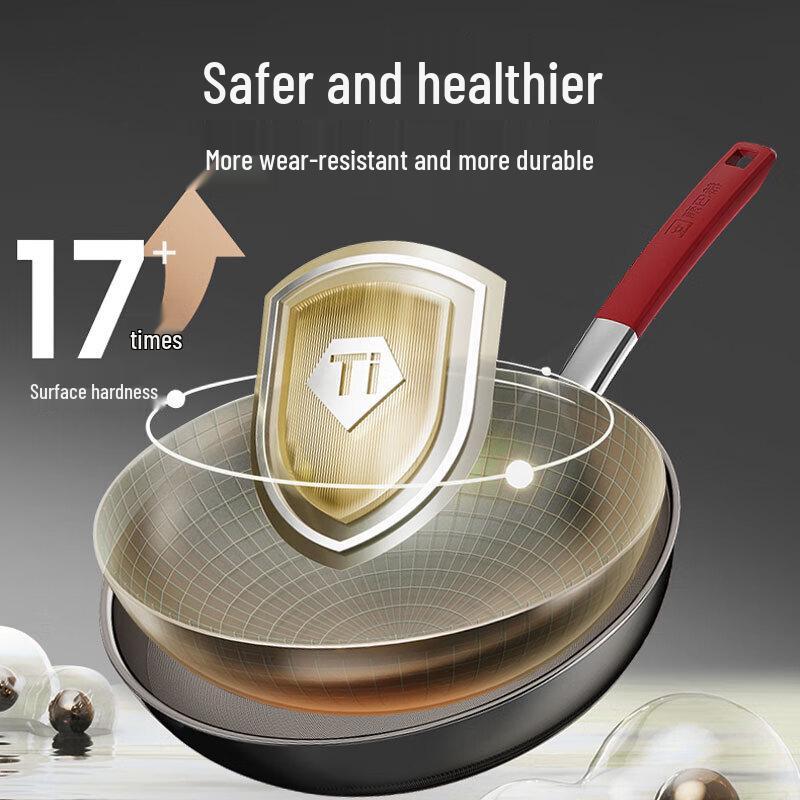 Kombach 32cm Non-stick Titanium Stir-fry Pan