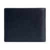 Coach 3 In 1 Wallet Letter Logo Print Double Fold Polished Pebble Leather Wallet Men Wallet Navy-Blue CP279-DNA