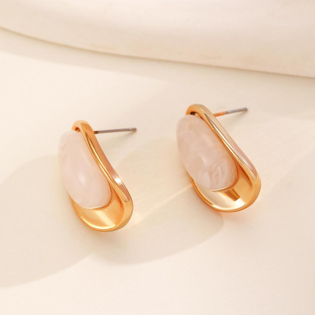 Fashion Exaggerated Temperament Dripping Oil Water Droplets Earrings For Women