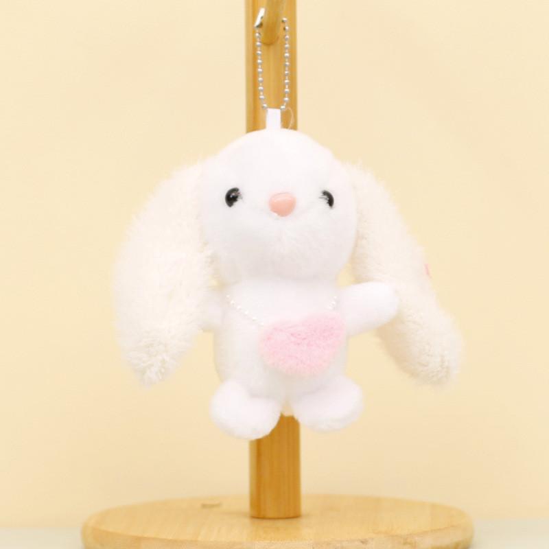 Rabbit Chain Key Cute Cartoon Girl Schoolbag Decoration Plush Doll Gift Pendant