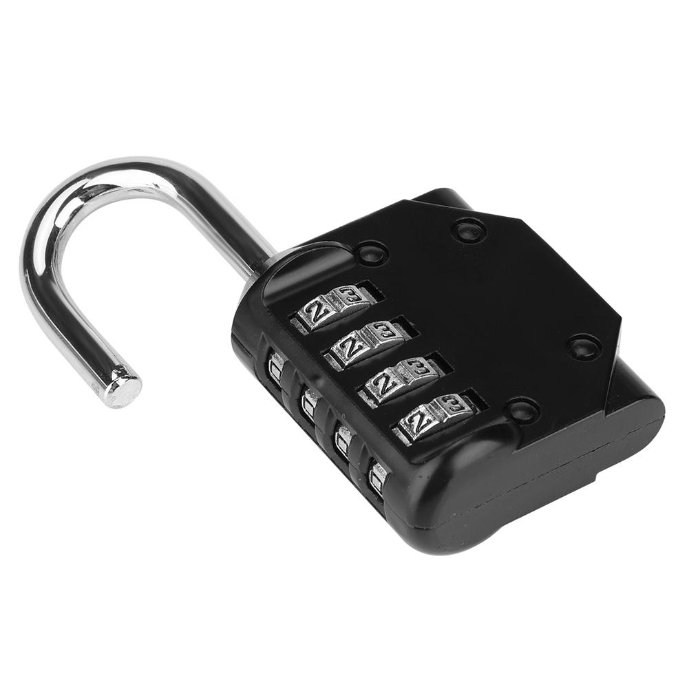 4 Dial Digit Combination Suitcase Luggage Code Password Lock Padlock