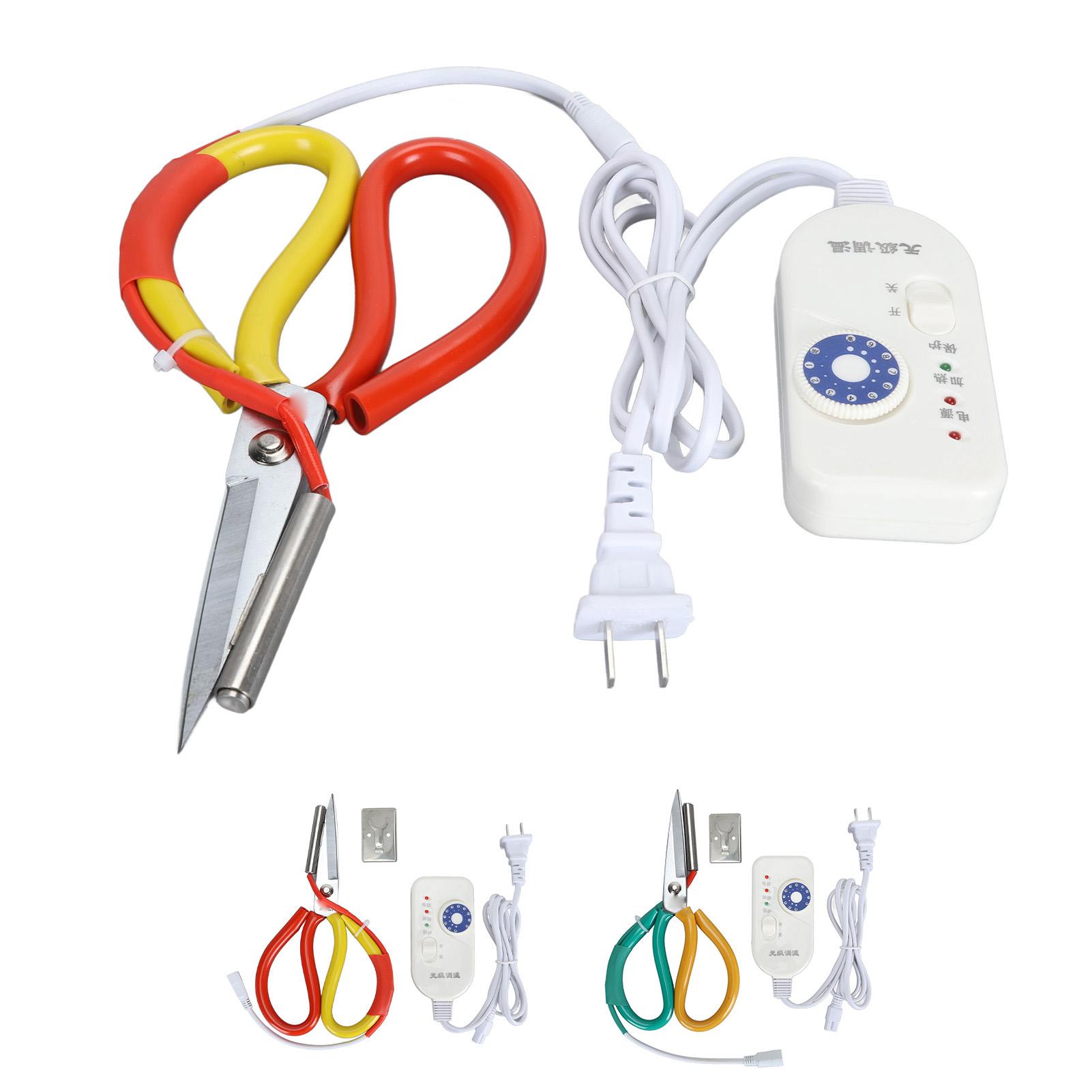 Elektrische Heißschere Mit Einstellbarer Temperatur – Stahlklingen, Display-Anzeige, Ergonomischer Griff, 220V, EU-Stecker