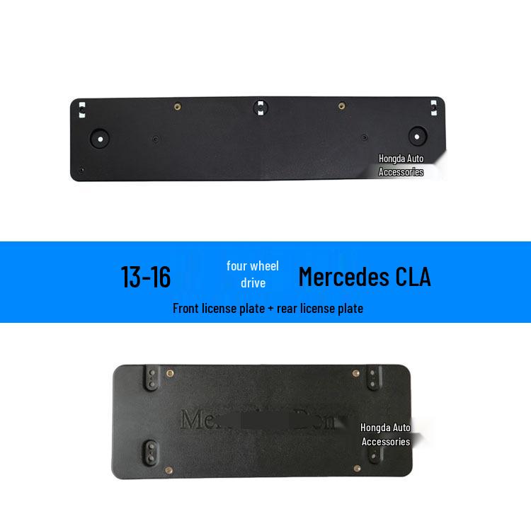 Soporte de Matrícula Mercedes CLA para CLA200, CLA260, CLA220 y CLA180 (Delantero trasero)