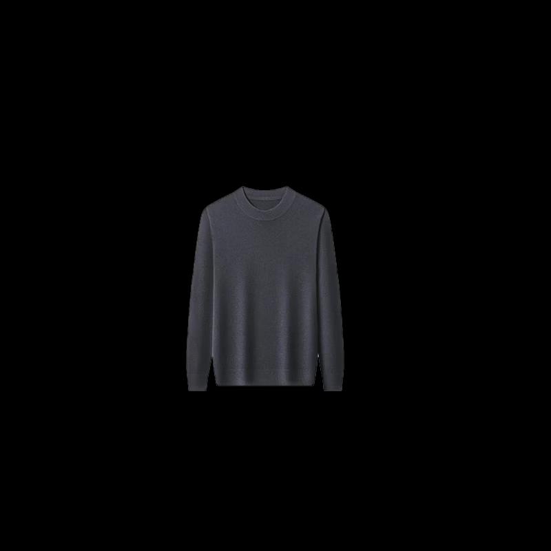 Hengyuanxiang Men s Round Neck Wool Sweater