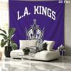 Los Angeles Kings Wall tapestry, aesthetic printed fabric blanket, suitable for bedroom, living room, and home decor.