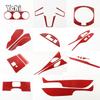 Red Soft Carbon Fiber For Mazda MX-5 NC 202016-2026 Car Center Control Interior Sticker Car Modification Accessories