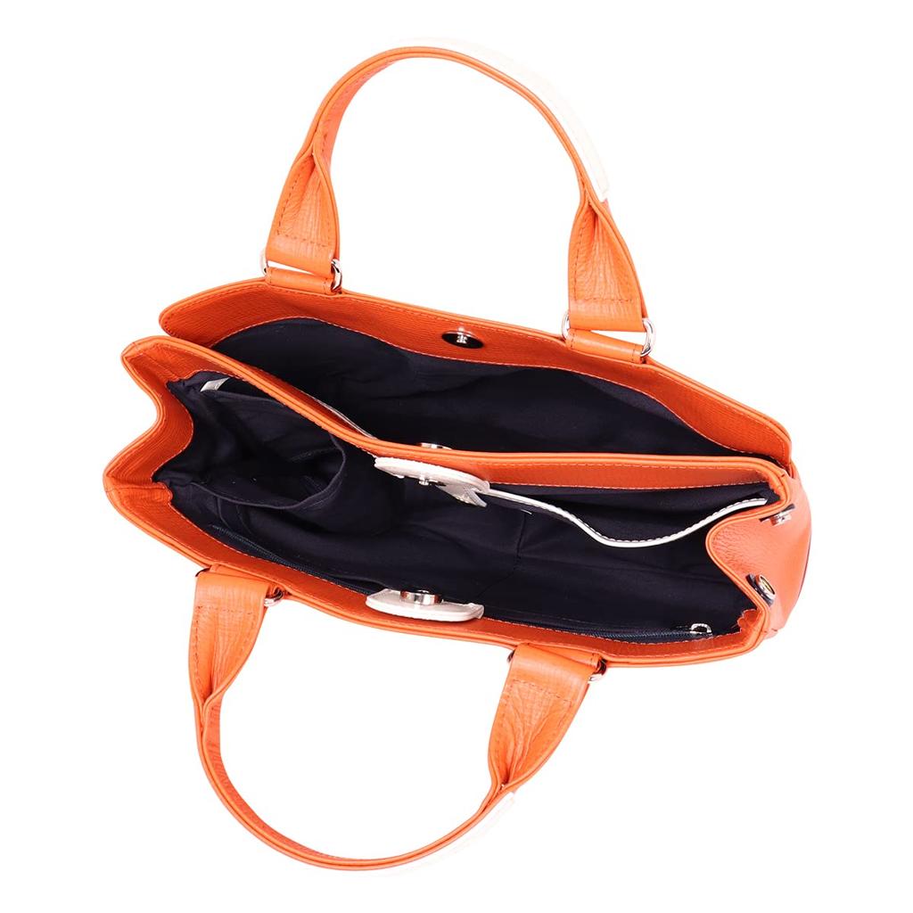 Tote Bag Driving Tote Dense 072511 Made In Japan Mini Tote Handbag Leather Cowhide White [Castelbajac] Men's [31]