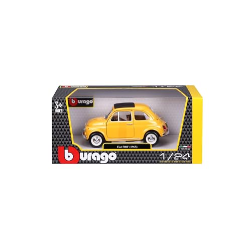 BURAGO Fiat 1965 (Yellow) [Parallel Import]